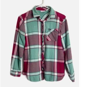 Columbia Flannel button down shirt M